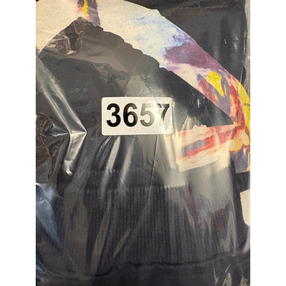 Off White Virgil Abloh Stencil Arrow Hoodie Black Kangaroo Pocket Outdoor 2XL - Picture 7 of 8